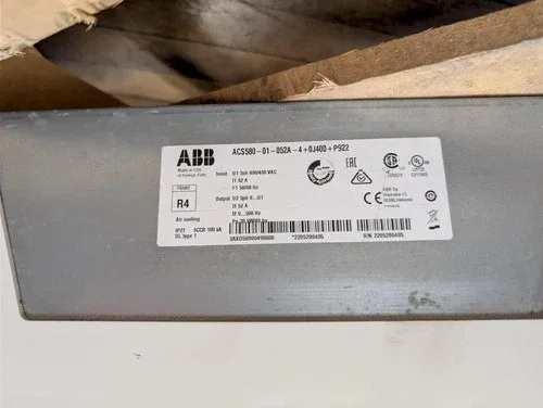 ABB ACS580-01-052A-4+OJ400+P922 AC Drive 30HP 480V VFD Variable Frequency Invert 2