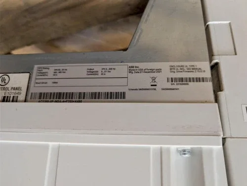 ABB ACS580-01-065A-4+OJ400+P922 AC Drive 40HP 480V VFD Variable Frequency Invert 3