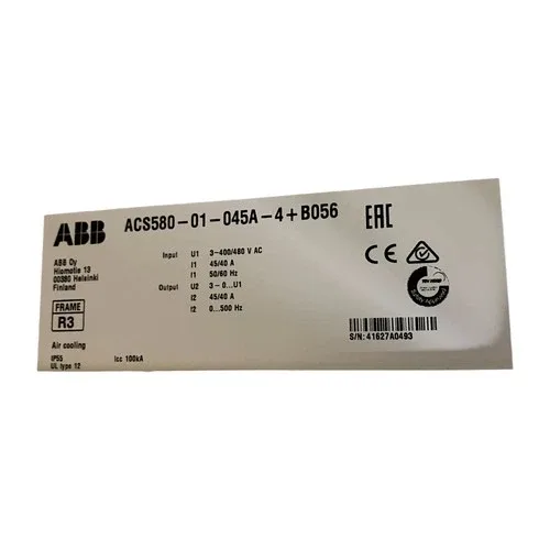 ABB ACS580-1-045A-4+B056 NFP 3