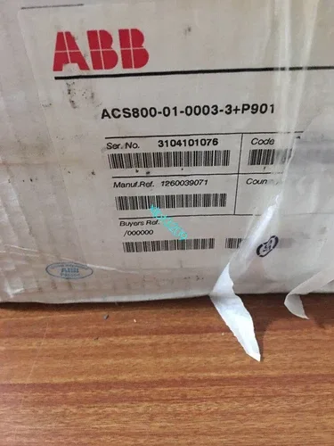 ABB ACS800-01-0003-3+P901 Frequency Converter ACS8000100033P901 2