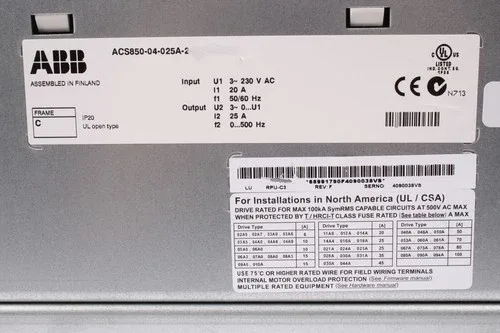 ABB ACS850-04-025A-2