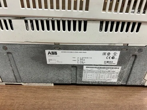 ABB ACS850-04-03A6-5+E200+J400+K454 3