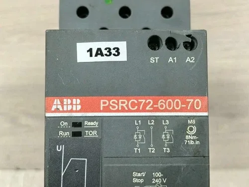 ABB PSRC72-600-70 1SFA896213R7000 SOFT STARTER 3