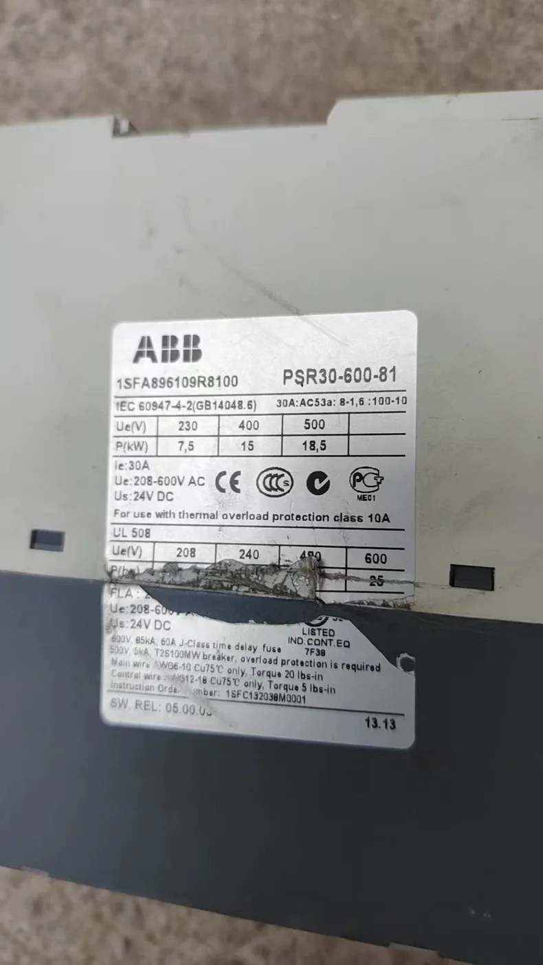 ABB PSR30-600-81 4