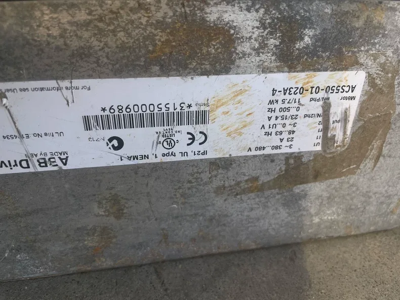 ABB ACS550-01-017A-4 7.5/5.5KW 380V Accept counteroffer 5