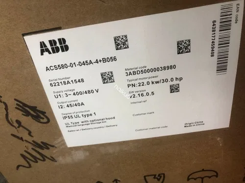 ABB ACS580-01-045A-4+B056 22KW inverter 4