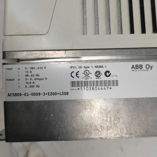 ABB ACS800-01-0009-3+E200+L508 Inverter 2