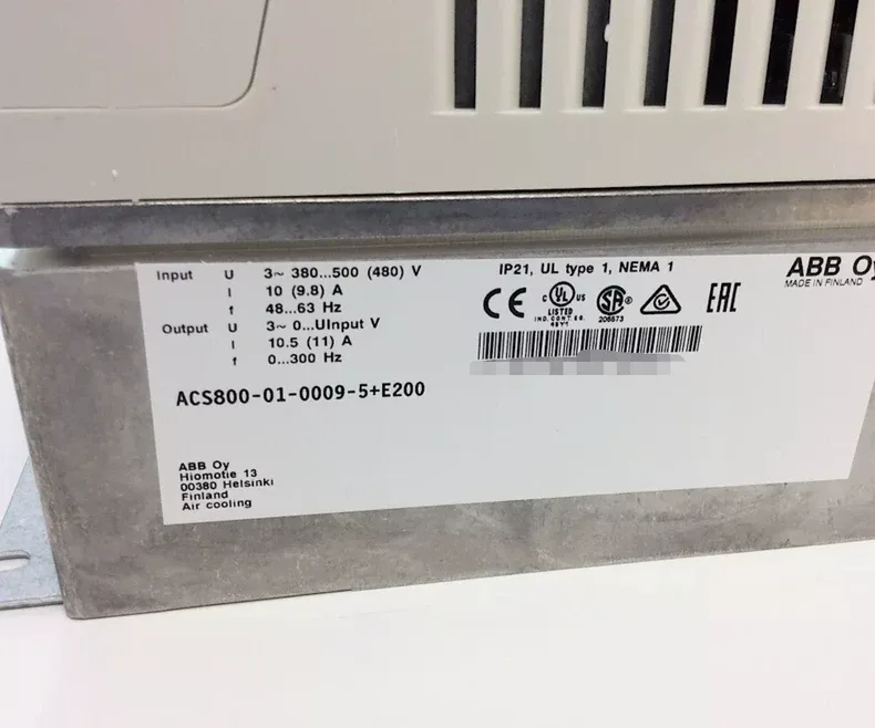 ABB ACS800-01-0009-5+E200 frequency converter 2