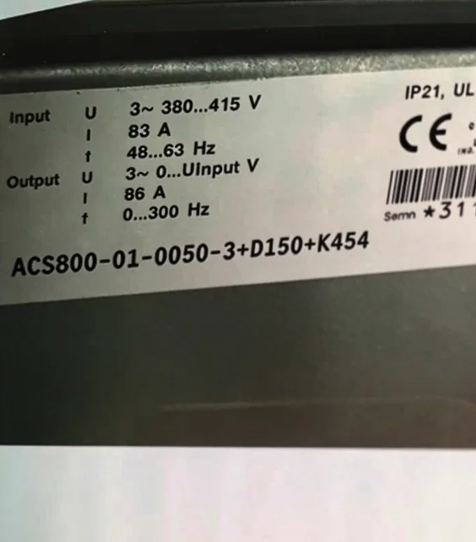 ABB ACS800-01-0050-3+D150+K454 2