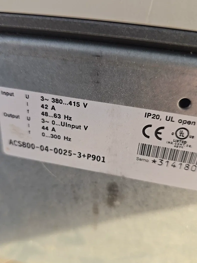 ABB ACS800-04-0025-3+P901 frequency converter 3