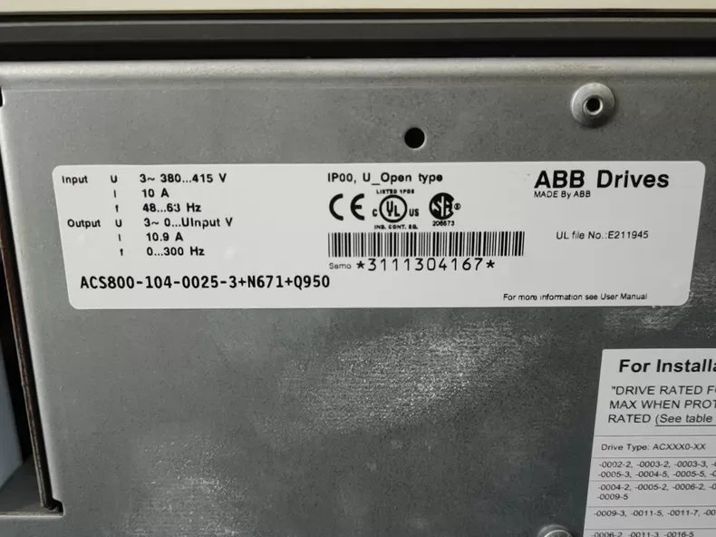 ABB ACS800-104-0025-3+N671 frequency converter 2