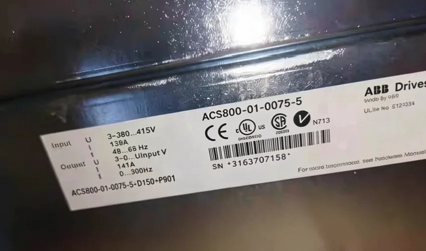 ABB ACS800-01-0075-5 5kw INVERTER 2