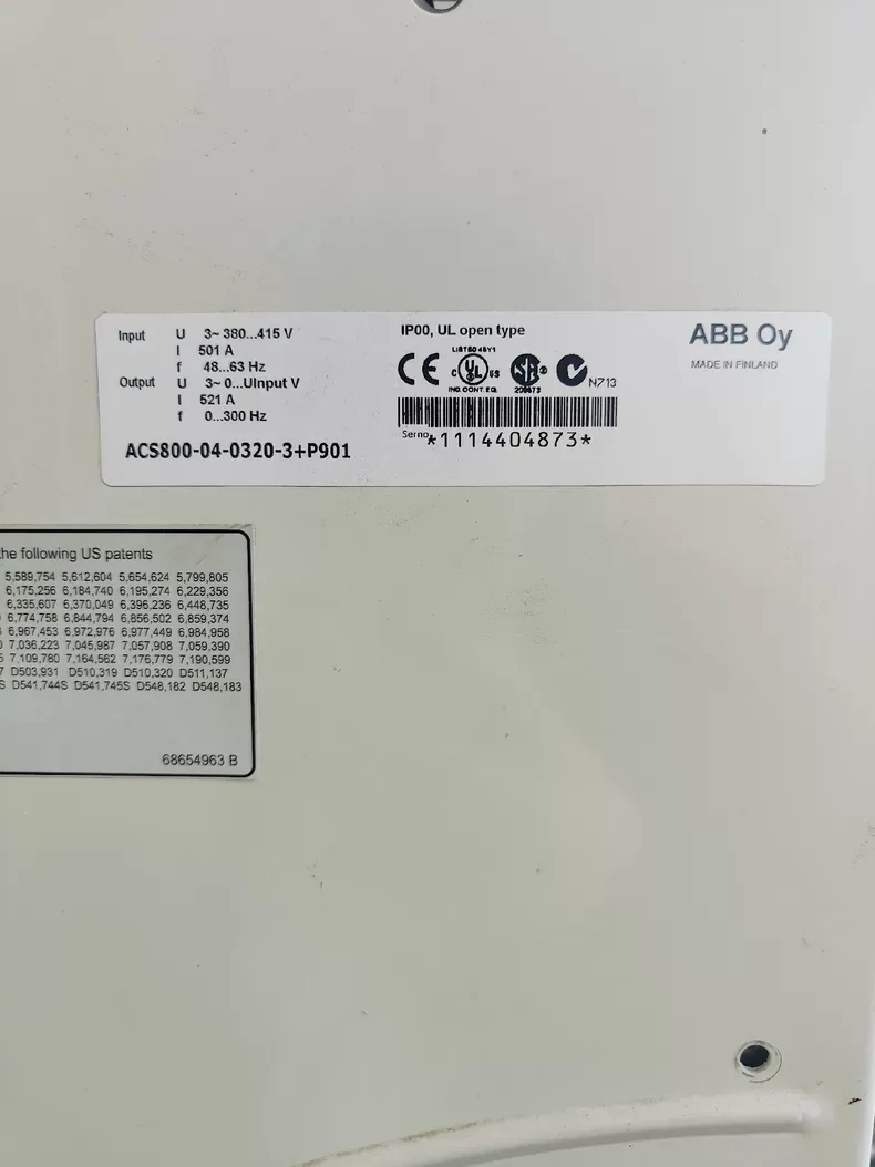 ABB acs800-04-0320-3+p901 Inverter 4