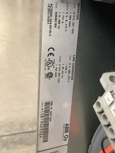 ABB ACS800-104-0510-3+E205+V991 multi drive inverter unit module 3