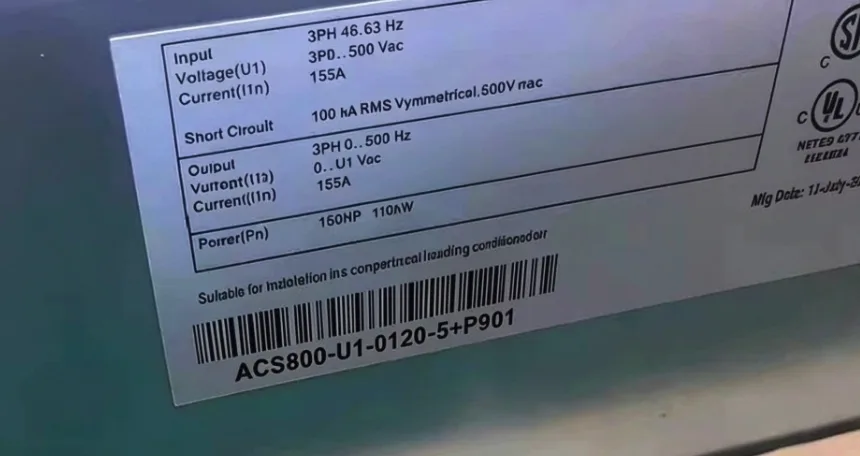 ABB ACS800-U1-0120-5 frequency converter 4