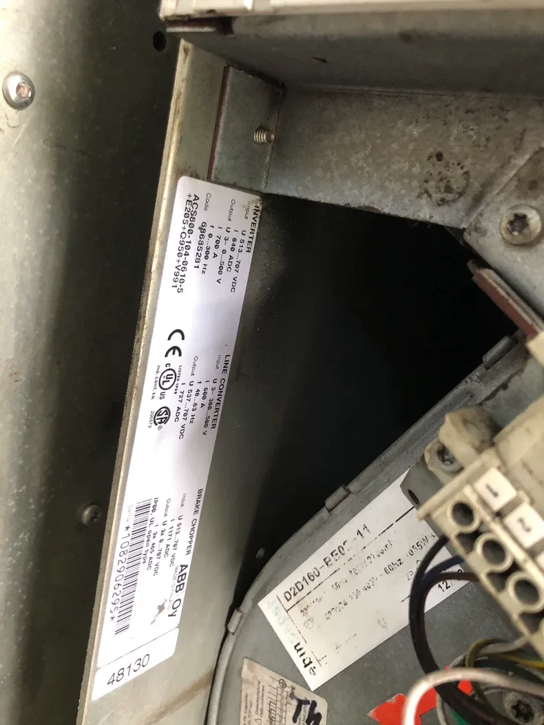 ABB ACS800-104-0610-5+E205 Inverter 3