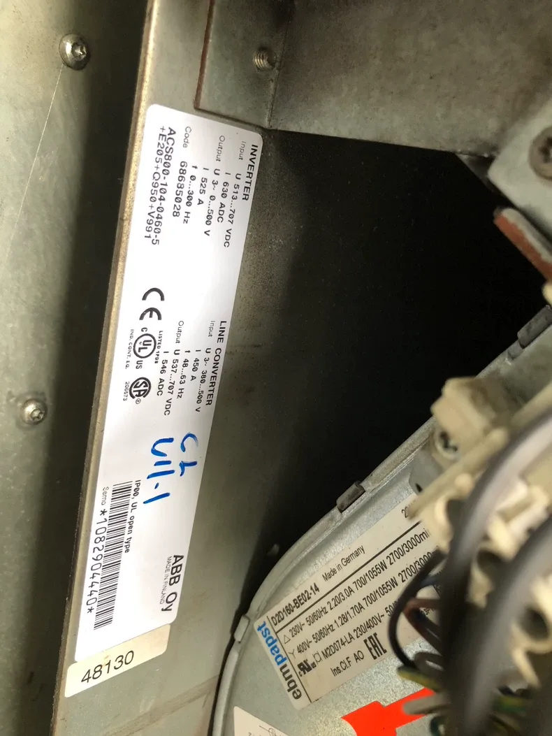 ABB ACS800-104-0610-5+E205 Inverter 2