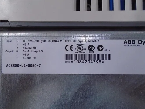 ABB DRIVE ACS800-U1-0050-7 2