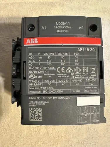 ABB AF116 WITH AFETY SWITCH AND CAL19
