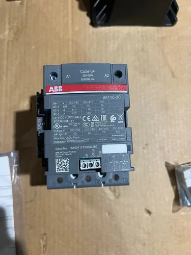 ABB CONTACTOR 3 POLE 116 AMPS AF116-30-11B-34 250V-500V COIL 480V 380V AF116