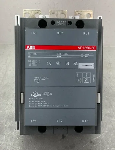 ABB AF1250-30-11-70 3P CONTACTOR 1210 A 100-250V 3P COIL AC/DC NON REVERSING 2