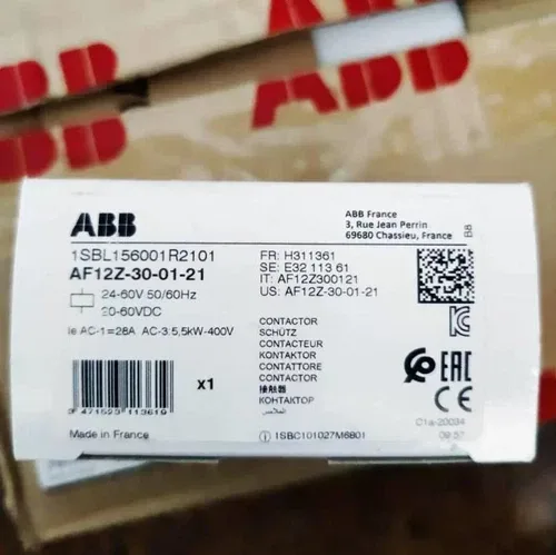 ABB AF12Z-30-01 Series DC Contactor
