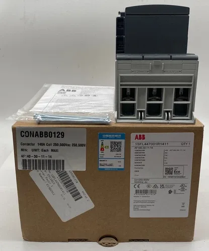 ABB AF140-30-11-14 Contactor 250-500VAC/DC 140Amp 1SFL447001R1411