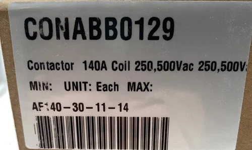 ABB AF140-30-11-14 Contactor 250-500VAC/DC 140Amp 1SFL447001R1411 2