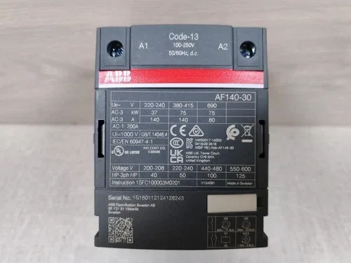 ABB AF140-30/AF130-30-00B-13 Contactor 1SFL447002R1300 4