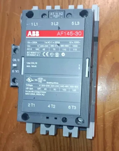 ABB AF145-30 250 Amp Contactor 100 Hp @ 480 Volt 20v-60v DC Coil 4