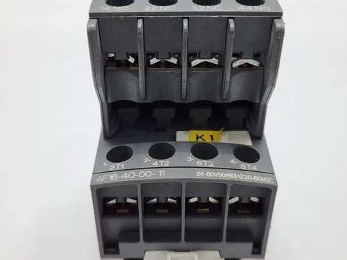 ABB AF16-40-00-11 4-POLE CONTACTOR WITH AUXILIARY CONTACT BLOCK CA5-22E 3