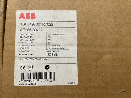ABB AF185-30-11 1SFL497001R7011 Contactor 1SFL497001R7022 Contactor 4