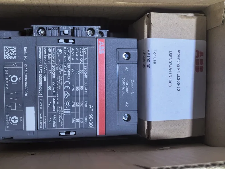 ABB AF190-30-11-13 100-250V50/60Hz-DC contactor 1SFL487002R1311