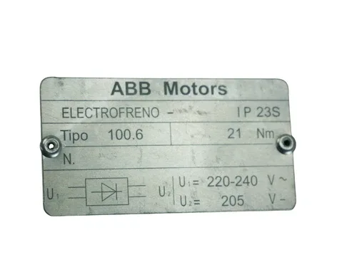 ABB M3VRF80A-4 3GVR082401-ASE Electric Motor +Brake 0.55kW 1400rpm - Unused/Box 4