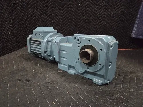 ABB MVM07254D-AP Induction Electric Motor +Dodge Quantis BF383C1710 Gear Reducer 3