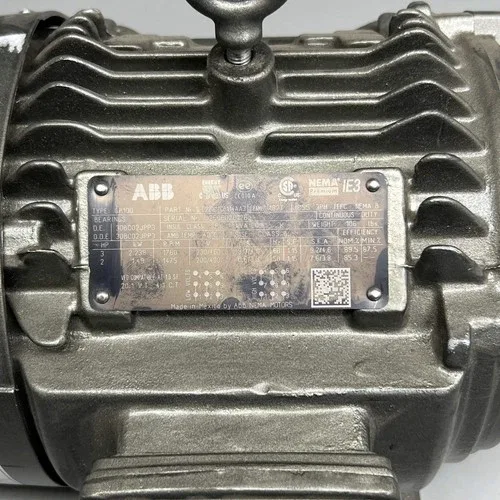 ABB NEMA MOTORS Gp 100 Electric Motor A/C 3HP 230/460V 1LE22211CB11AA3 2