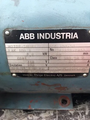 ABB Thrige Electric Motor Shunt LAK 100 A 3406658-9623 (ABB Industria) 2