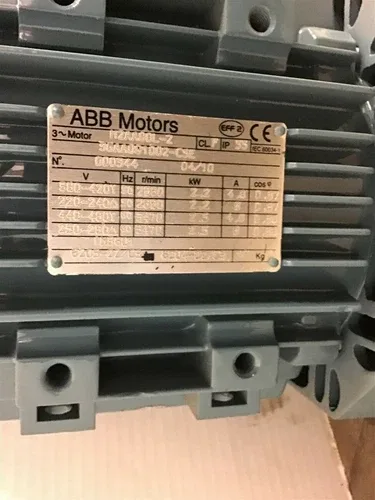 ABB Motors 3GAA091002 CSE Motor 2880 RMP 560/420V 4