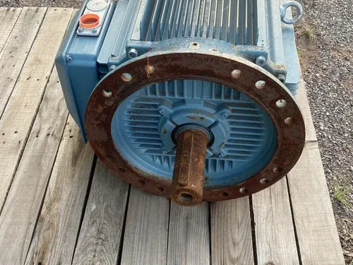 ABB 50HP Electric Motor M3AA225SMA4 460V 60Hz 3GAA222031-BDG But Weathered 4