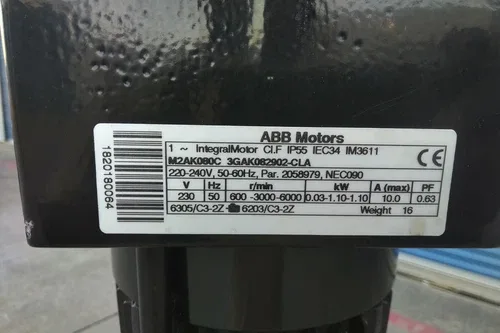 ABB GRUNDFOS CRNE 4-60 AX-C-G-BUBE VERTICAL PUMP +ABB 3GAK082902-CLA INTEGRAL MOTOR 3