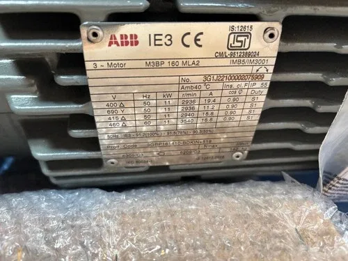ABB 11kW 400/690V Motor B5 Flange 3-Phase - 3GBP161410-BDKIN+519 2