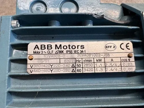ABB Motors M2VA80B-2 3GVA081002-JSB 2