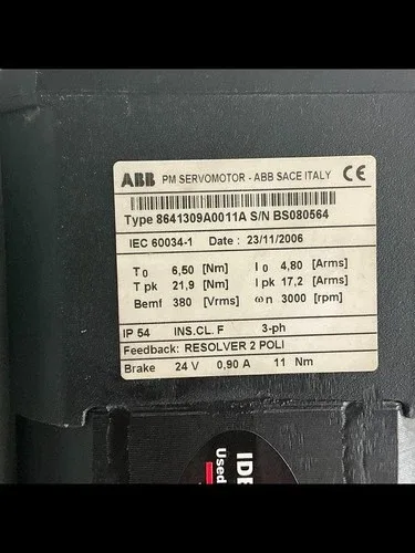 ABB 8641309A0011A PM Servo Motor 150248 4