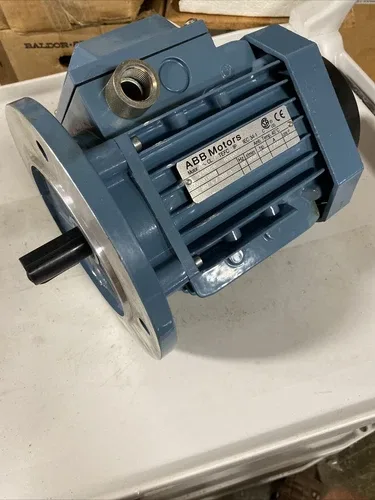 ABB 20572M2VA80B-6-B5 Electric Motor IEC B5 Flange Mount TEFC Industrial