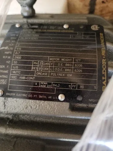 ABB 06L641X123G1-2 HP-3PH-50HZ-415V-2900 RPM-182TC FRAME-XPFC ENC-ELECTRIC MOTOR 4