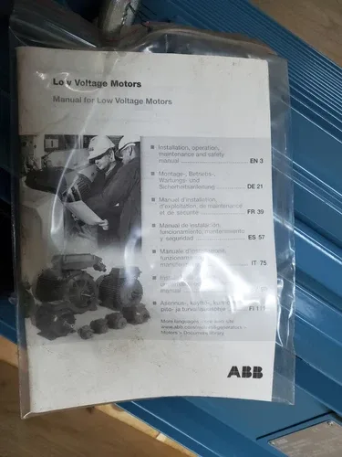 ABB 55kw 3565 RPM 60HZ 200V Three phase motor IEC200 75HP 4