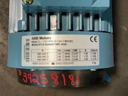 ABB MOTOR M2AA071A3GAA071001-ASA 3