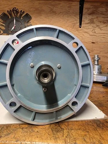 ABB M2AA100LB-4 Mounting Flange Damaged But 4 Bolts Holes Still 3