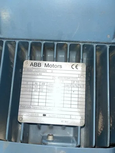 ABB Motor M2AA180M 30hp 230/460v 3555rpm HEHI-2738 2
