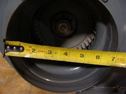 ABB SQUIRREL CAGE BLOWER WITH M2VA80A-2 3 PHASE 220/460 AC MOTOR 4